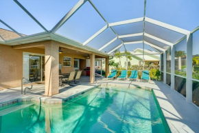 Canal-Front Retreat with Boat Dock in Cape Coral!